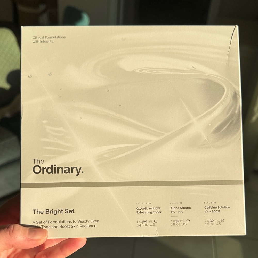 The Ordinary Bright Set Skincare Essentials Set
